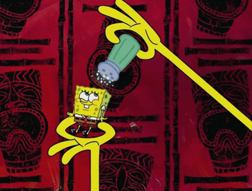 Spongebob Squarepants Salt Shaker GIF - Spongebob Squarepants Salt Shaker Licking GIFs