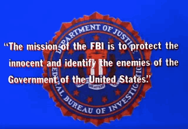 the logo for the federal bureau of investigation is shown