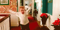 Yay! GIF - Home Alone Macaulay Culkin Kevin GIFs