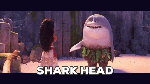 Moana Shark Head GIF - Moana Shark Head Reaction GIFs