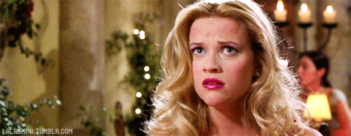 Reese GIF - Nervous Reese Witherspoon Legally Blonde GIFs