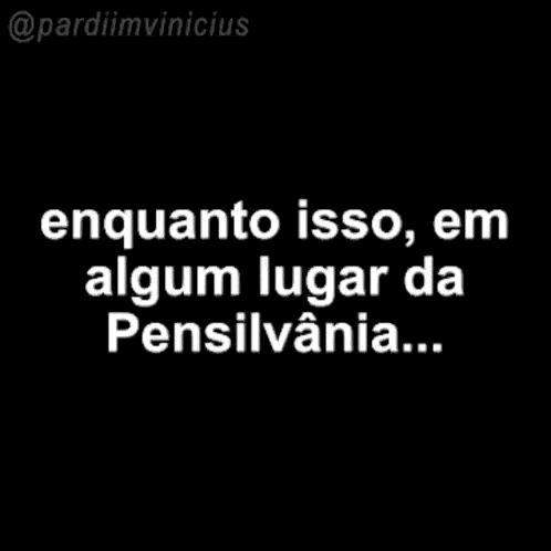 a picture of lightning with the words enquanto isso em algum lugar da pensilvania
