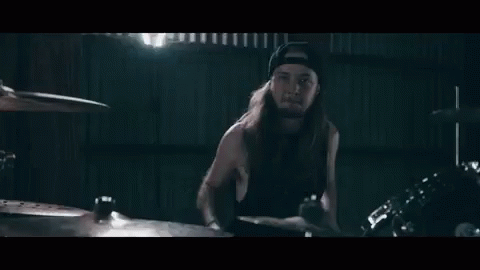 Ventruss Drummer GIF - Ventruss Drummer Aloneinthedark GIFs