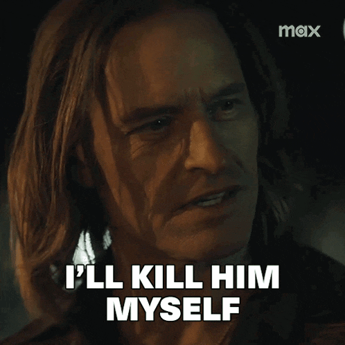 a man with long hair says i 'll kill him myself .