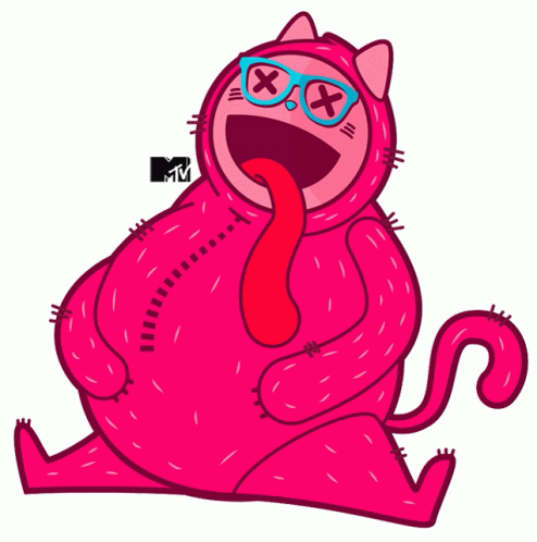 Gato Gordo Fat Cat Sticker - Gato Gordo Fat Cat Mtv Miaw2020 - Discover ...