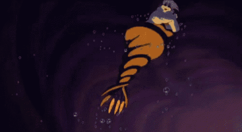 a cartoon drawing of a fish with bubbles around it