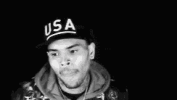 a man wearing a hat with the word usa on it