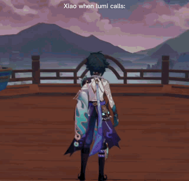 xiao when lumi calls is displayed on a computer screen