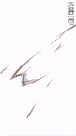 a drawing of hawks and dabi standing next to each other .