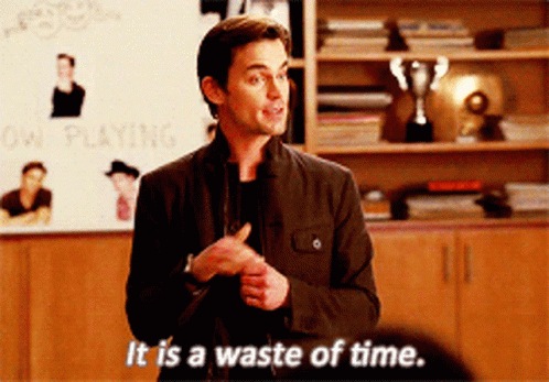 Glee Cooper Anderson GIF - Glee Cooper Anderson It Is A Waste Of Time GIFs