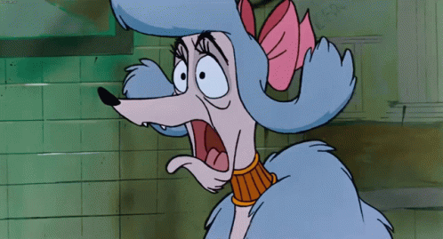 Oliver And Company Georgette GIF - Oliver And Company Georgette Screaming GIFs