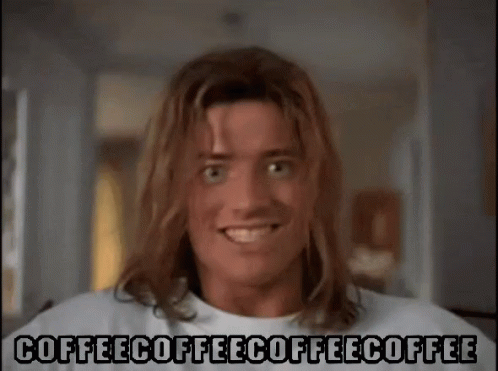 George Of The Jungle Coffee GIF - George Of The Jungle Coffee Too Much Coffee GIFs