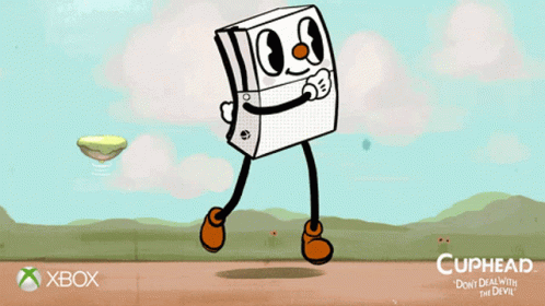 Skipping Backwards Cuphead GIF - Skipping Backwards Cuphead Dont Deal With The Devil GIFs