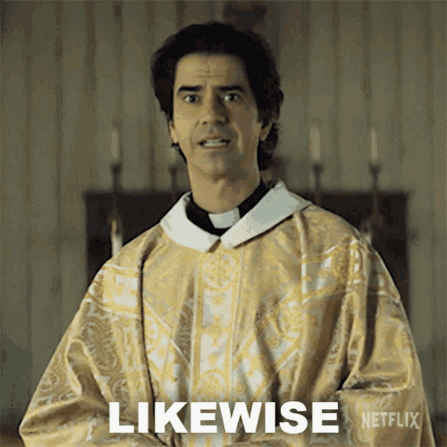 Likewise Father Paul GIF - Likewise Father Paul Hamish Linklater GIFs