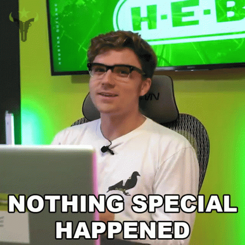 Nothing Special Happened Jake GIF - Nothing Special Happened Jake Jacob Lyon GIFs