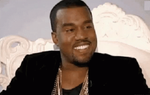 Então Você Quer Que Eu Sorria? GIF - Kanye West Serious Face Fake Smile GIFs