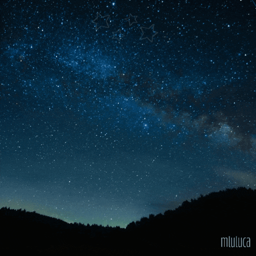 a night sky with stars and the words las estrellas mas brillantes de nuestra vida