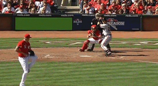 Latos And Hannigan Can'T Watch Posey Grand Slam 2012 Nlds GIF - Sfgiants Posey Grandslam GIFs