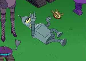 Bender Futurama GIF - Bender Futurama Turtle Flip Over GIFs