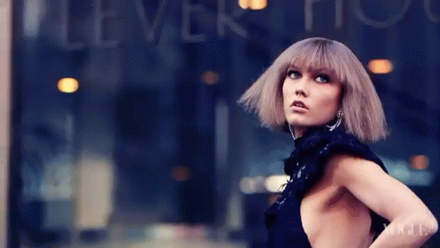 No Time For This Mess GIF - Karlie Kloss Vogue Strutting GIFs