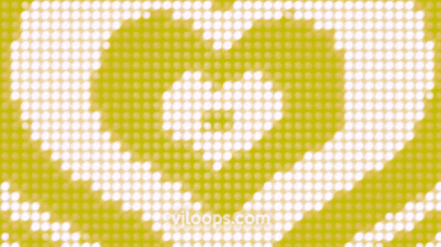 a yellow background with white dots and evilloops.com in the corner