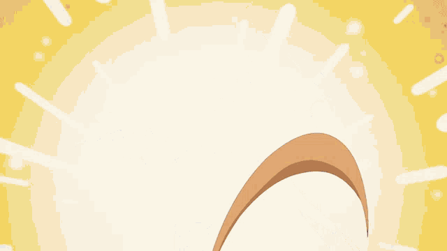 a close up of a anime character with a surprised look on her face