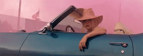 Lady Gaga Driving GIF - Lady Gaga Driving Glamour GIFs
