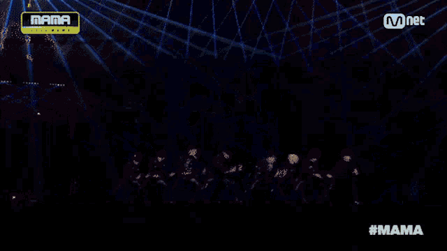 a screen shot of a mnet show with a person dancing
