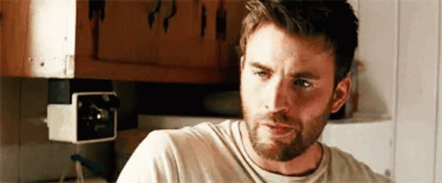 Chris Evans Chewing GIF