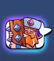 a cartoon of a man with spikes on his head holding a book .