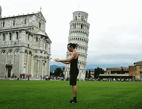 Leaning Tower Of Pisa GIF - Pisa Backflip GIFs