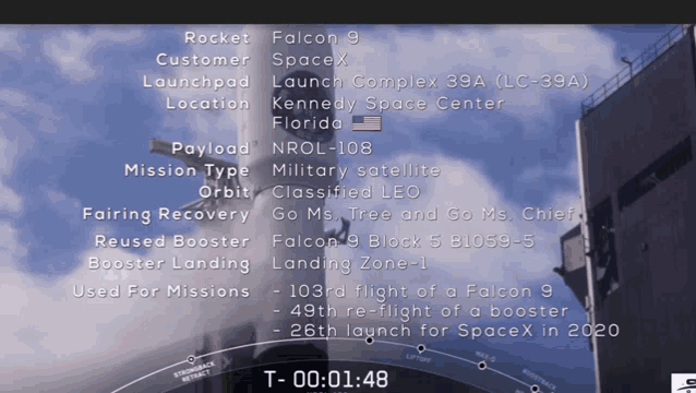 a rocket falcon 9 is being launched from kennedy space center florida