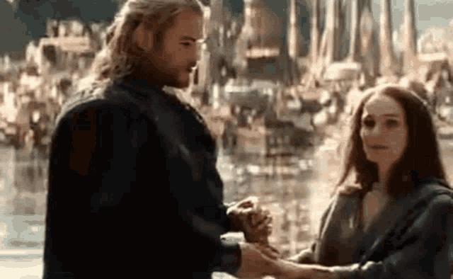 Thor And Jane Cute GIF - Thor And Jane Cute Nervous GIFs