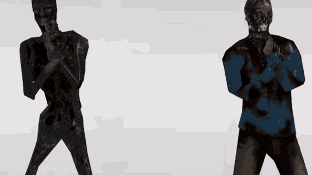 a computer generated image of a man with a bloody shirt on