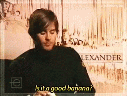 Jared Leto Banana GIF - Jared Leto Banana Good GIFs