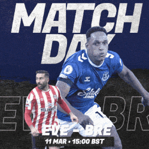 a poster for a soccer match between everton and hollywood