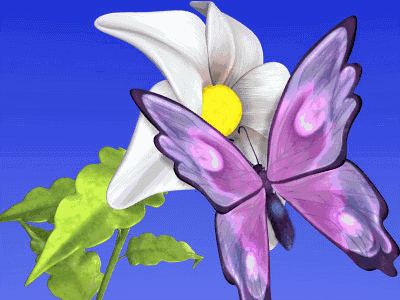 Clyde Butterfly GIF - Clyde Butterfly Flower GIFs