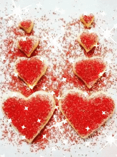 Coeur Biscuits GIF - Coeur Biscuits Hearts GIFs
