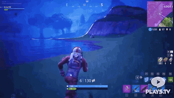 a person is playing a video game called fortnite on a computer screen