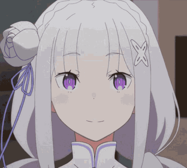 Emilia Re Zero GIF - Emilia Re Zero Memory Snow GIFs