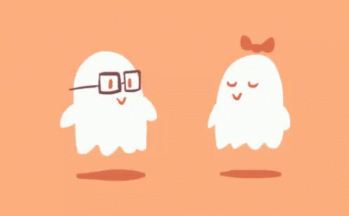 Ghosts Kiss GIF - Ghosts Kiss Kissing GIFs