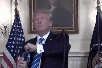 Trump Drinking GIF - Trump Drinking Water GIFs