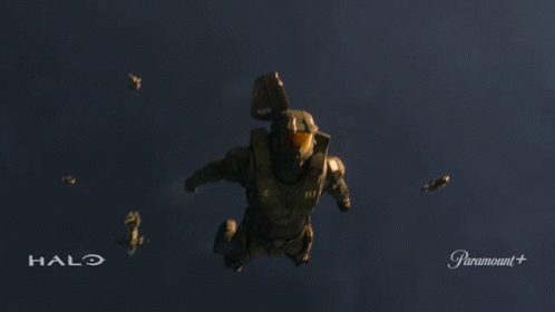 Falling Down Halo GIF - Falling Down Halo About To Land GIFs