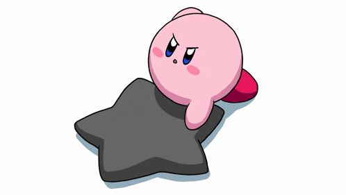 a cartoon character laying on a star shaped blanket