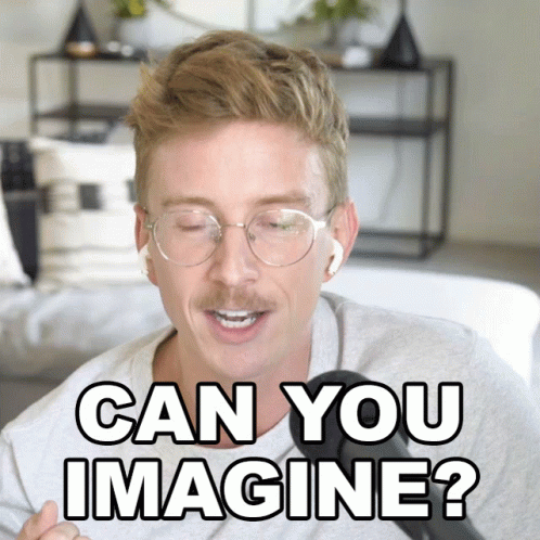 Can You Imagine Tyler Oakley GIF - Can You Imagine Tyler Oakley Picture It In Your Head GIFs