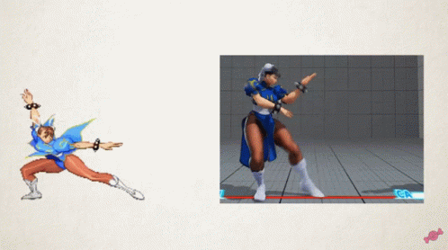Street Fighter Chunli GIF - Street Fighter Chunli Comparison GIFs