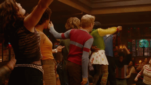 Partying Mark Cohen GIF - Partying Mark Cohen Anthony Rapp GIFs