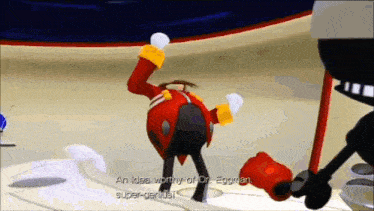 a video game character says an idea worthy of dr. eggman super-genius