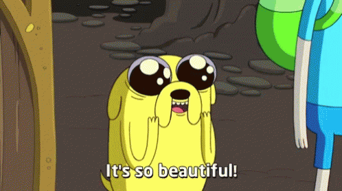 Adventure Time Jake GIF - Adventure Time Jake Sparkly Eyes GIFs