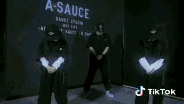 a blurred image of a stage with a tiktok logo
